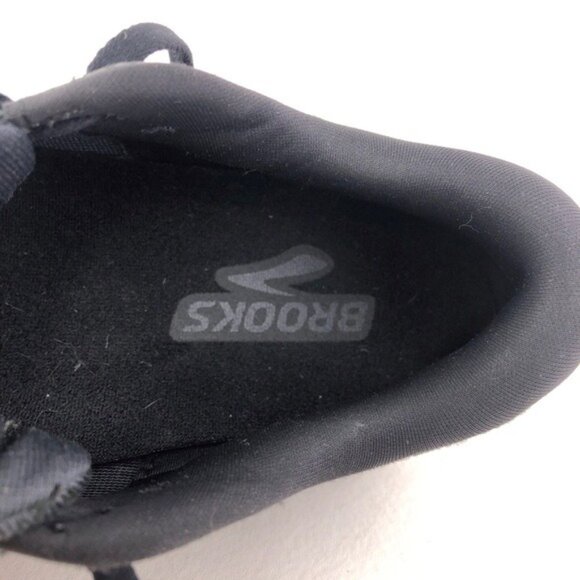 Brooks Ghost 16 Wide Black Road Running Shoes 8 EE main image 9